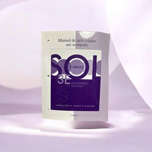 Sol y Viento Activity Manual - Purple Cover